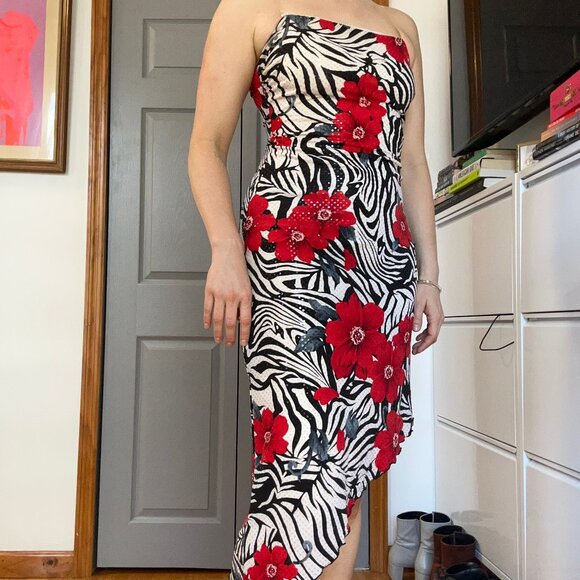 Vintage Printed Dress - Picture 3 of 3